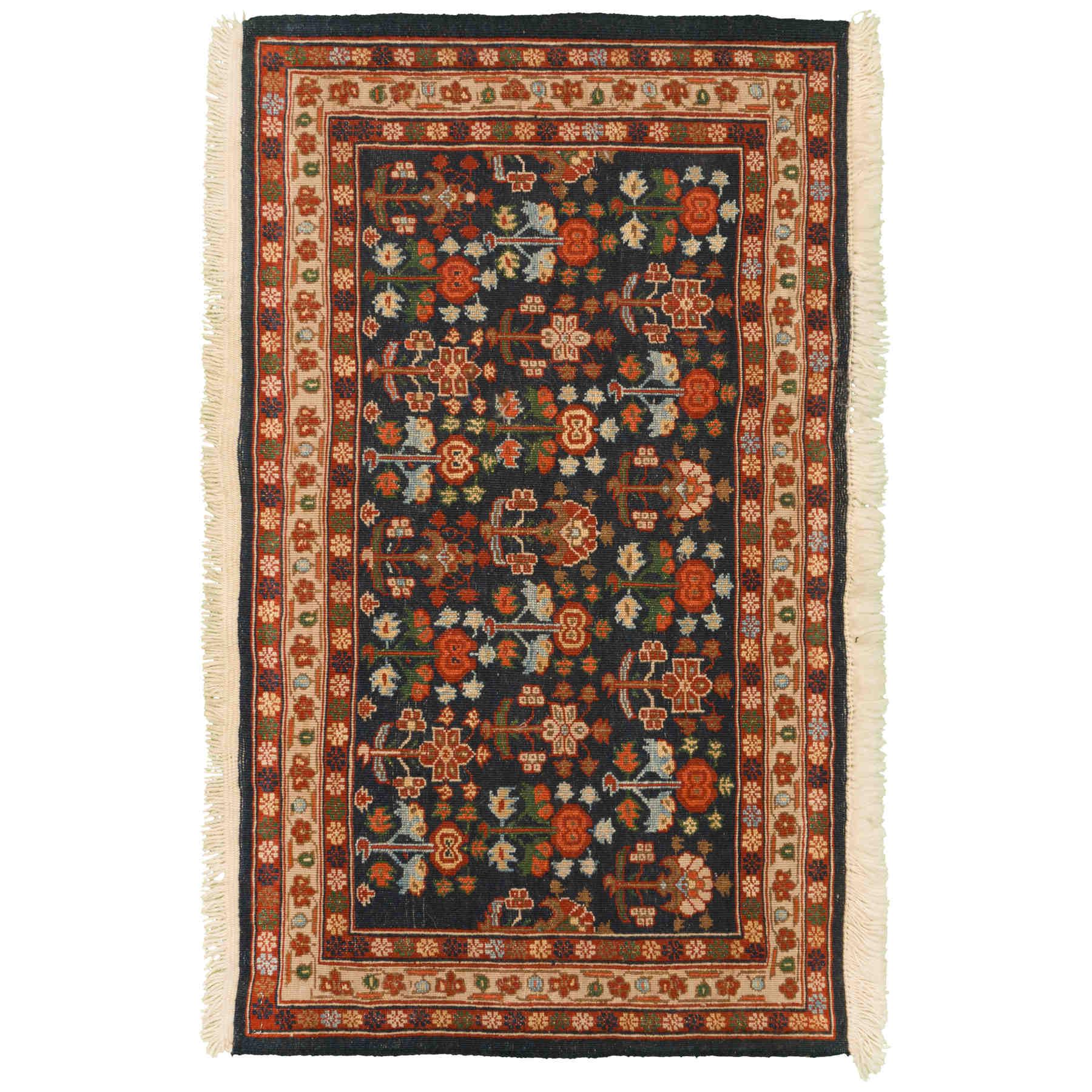 Fariba Kilim Morvaridbaf Persian Carpet Wool 65x105, Authentic Vintage Rugs & Kilims in Dubai