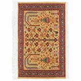 Forest Kilim Morvaridbaf Persian Carpet Wool 57x95, Authentic Vintage Rugs & Kilims in Dubai