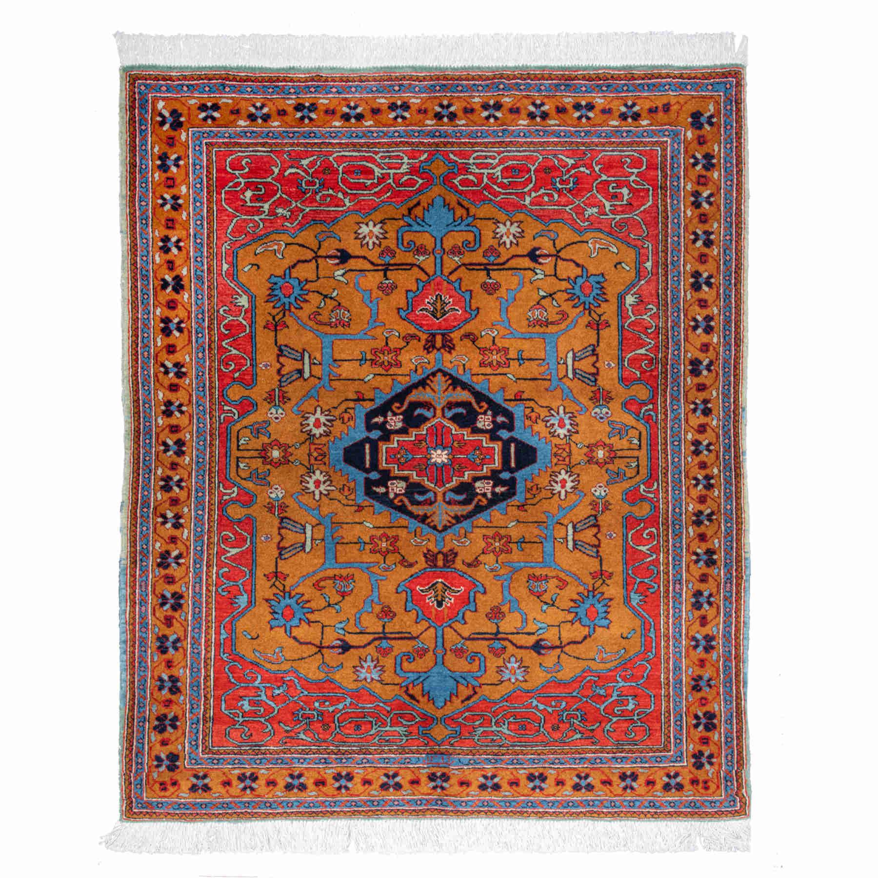 Kimia Heriz Persian Carpet Wool 122x150, Authentic Vintage Rugs & Kilims in Dubai