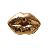 Kiss Series Bronze Sculpture, Modern Lips Decorative Artworks By Sara Rahanjam