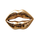 Kiss Series Bronze Sculpture, Modern Lips Decorative Artworks By Sara Rahanjam
