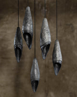 Contemporary Ceiling Lamp Set of 5, Organic Bionic Design By Pavel Vishnevsky