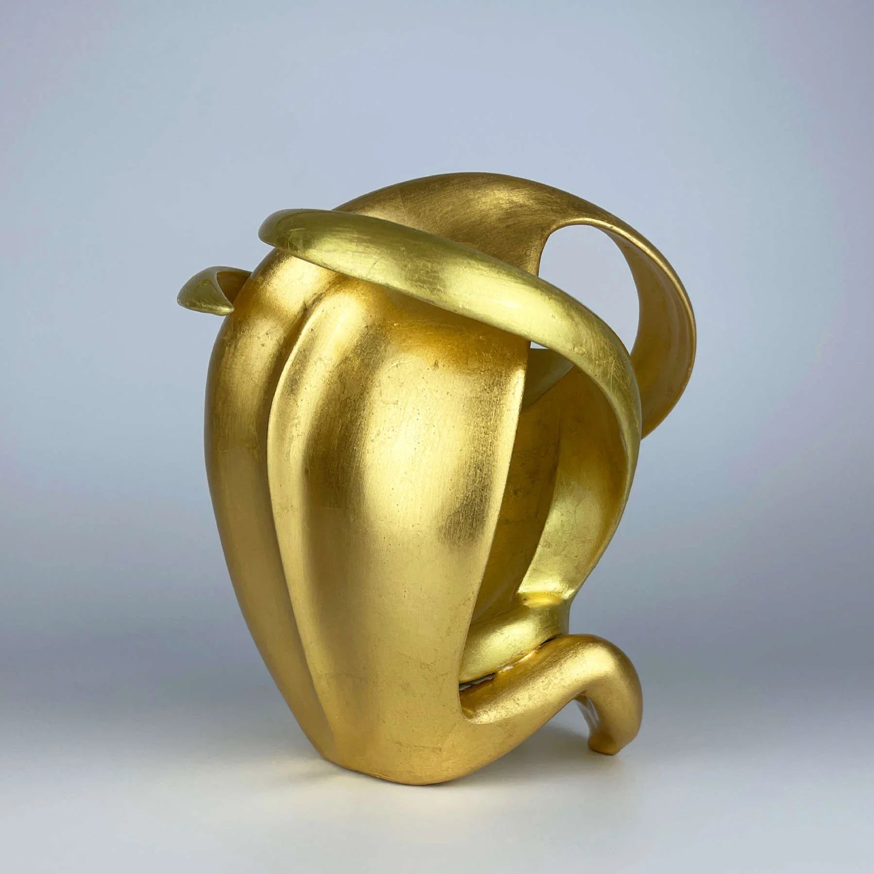 LOVERS Twenty Gold Mixed Media Sculpture By Rolf Frischherz Dubai