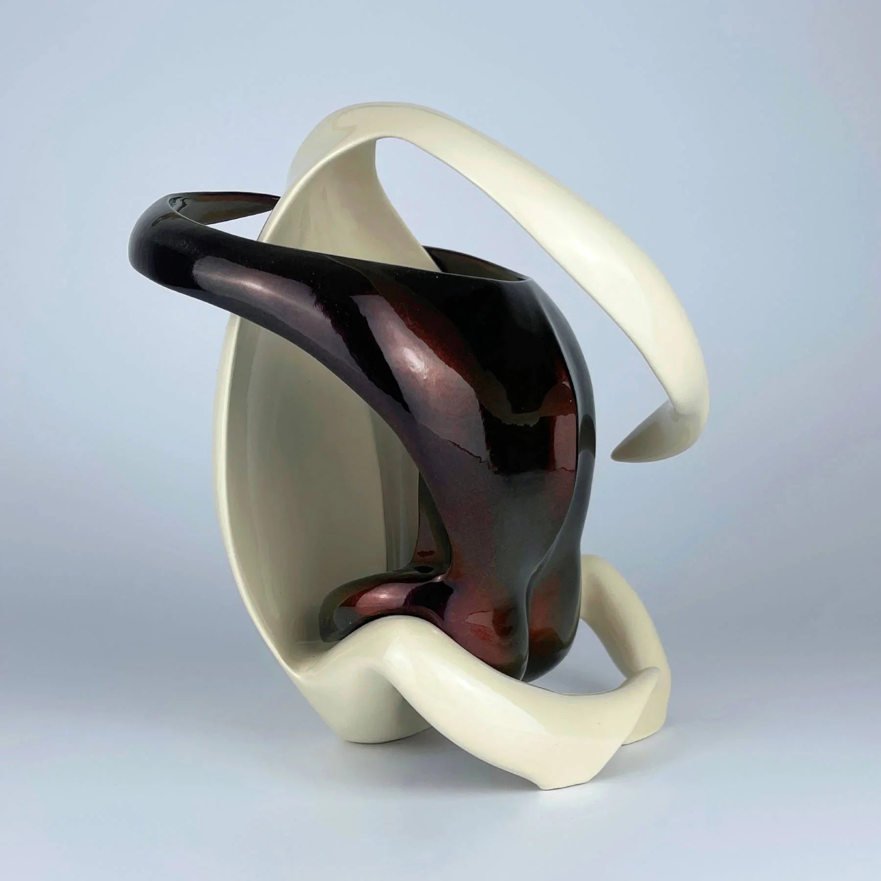 Lovers RedBrown & White Edition Sculpture By Rolf Frischherz Dubai