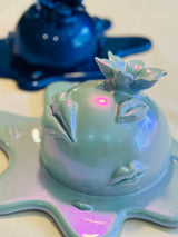 Be My Darling Blue & Purple Pomegranate Resin Sculpture Dubai