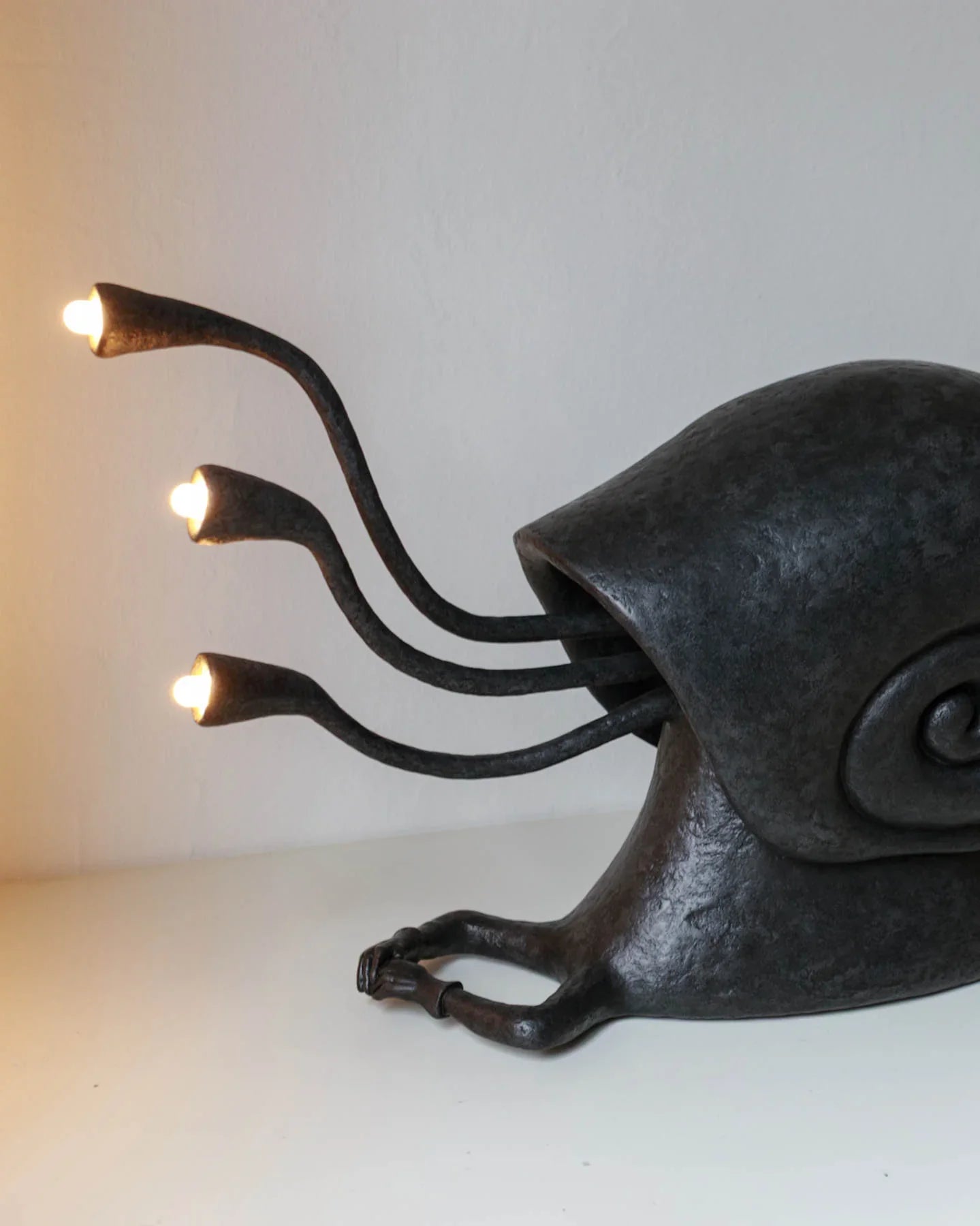 Snail Contemporary Floor Lamp, Organic Bionic Design By Pavel Vishnevsky Dubai