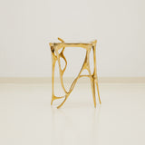 INK Golden Brass Side Table, Designer Furniture in Dubai