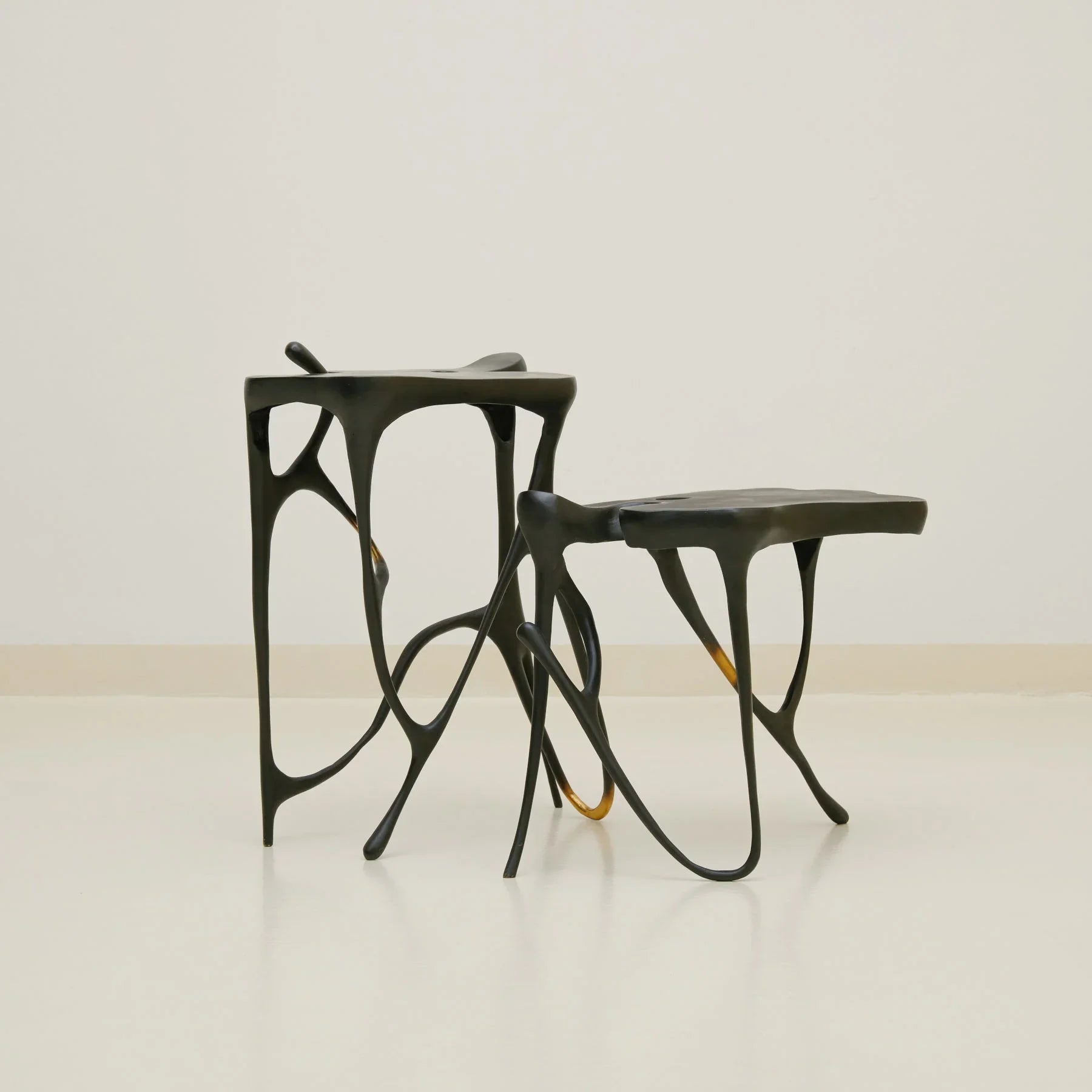 INK Blackened Brass Side Table, Designer Furniture in Dubai