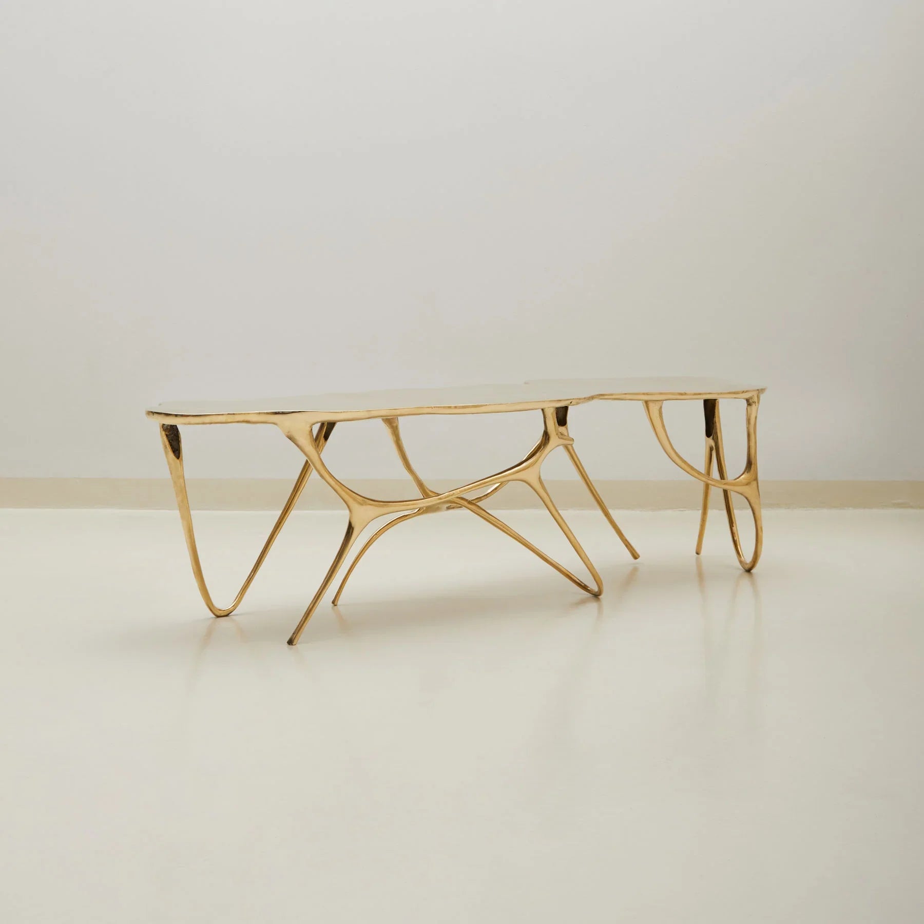 Ink Brass Top Bench, Designer Furnitur in Dubai