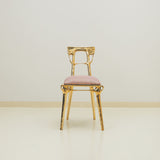 LISU Brass Dining Chair, Designer Furniture in Dubai