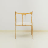 INK Curved Back Brass Armchair, Designer Furniture in Dubai