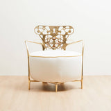 Golden Key Brass Armchair, Designer Furniture in Dubai