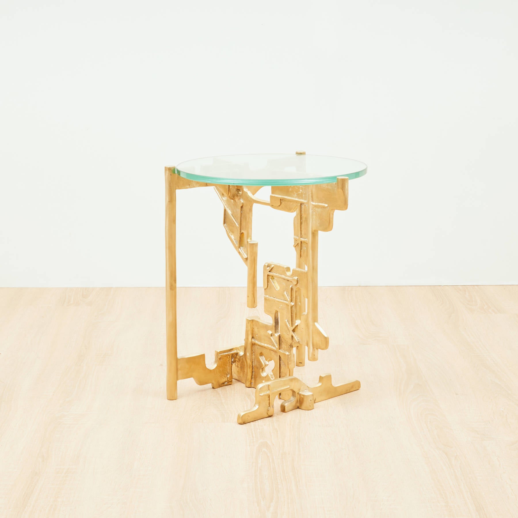 Golden Key Brass Side Table, Designer Furniture in Dubai
