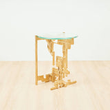 Golden Key Brass Side Table, Designer Furniture in Dubai