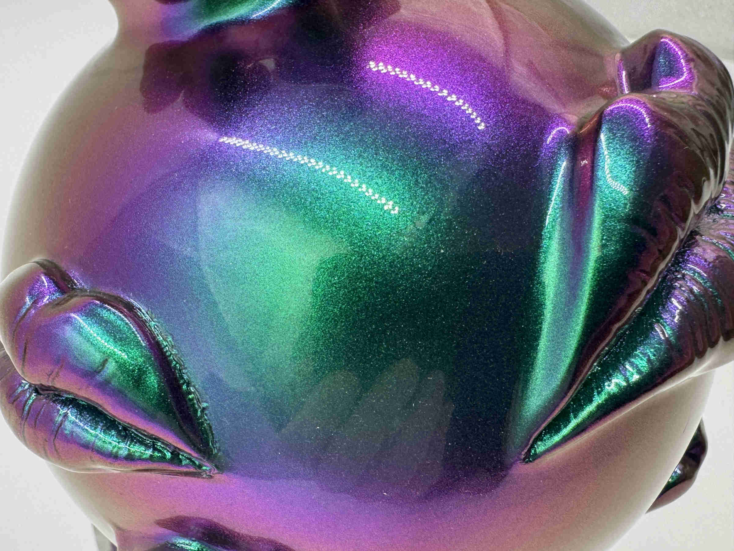 Green Blue Magenta Pomegranate Sculpture Corporate Gifts