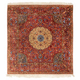 Mahbod Heriz Persian Carpet Silk 202x207, Authentic Vintage Rugs & Kilims in Dubai