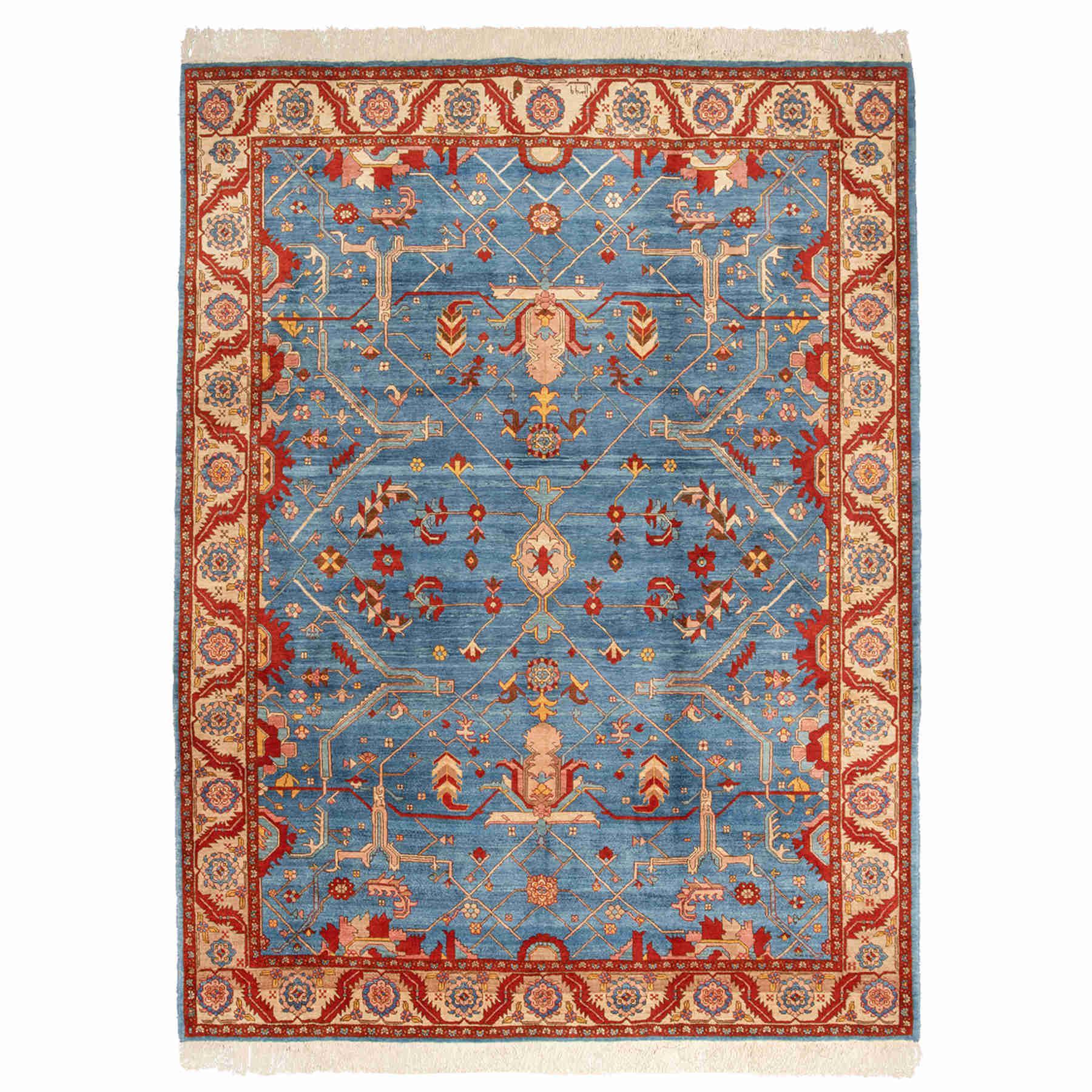 Mahor Heriz Persian Carpet Wool 217x278, Authentic Vintage Rugs & Kilims in Dubai