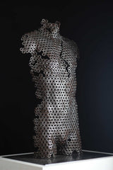 Contemporary Human Stainless Steel Sculpture By Vincent Barrau in Dubai