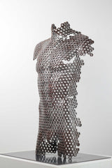 Contemporary Human Stainless Steel Sculpture By Vincent Barrau in Dubai