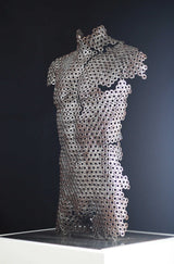 Contemporary Human Stainless Steel Sculpture By Vincent Barrau in Dubai