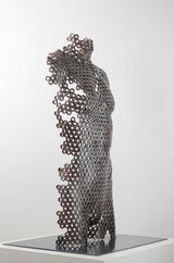 Contemporary Human Stainless Steel Sculpture By Vincent Barrau in Dubai