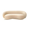 White Bouclé Sofa, Bold Contemporary Designer Furniture