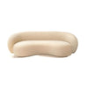 White Bouclé Sofa, Bold Contemporary Designer Furniture