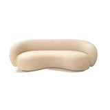 White Bouclé Sofa, Bold Contemporary Designer Furniture