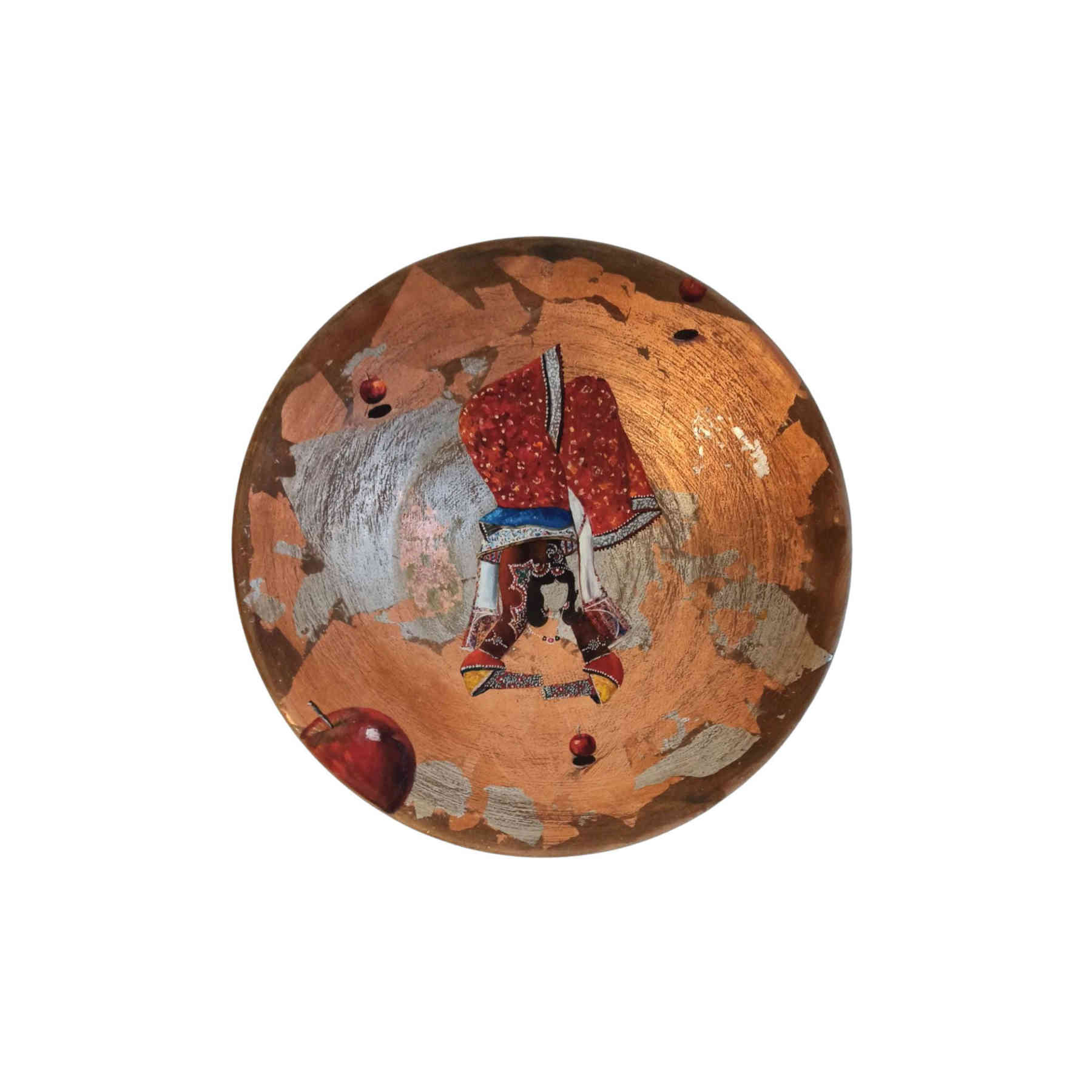 Miniature Hand Painted Ceramic Plate - Decorative Arts & Home Decor