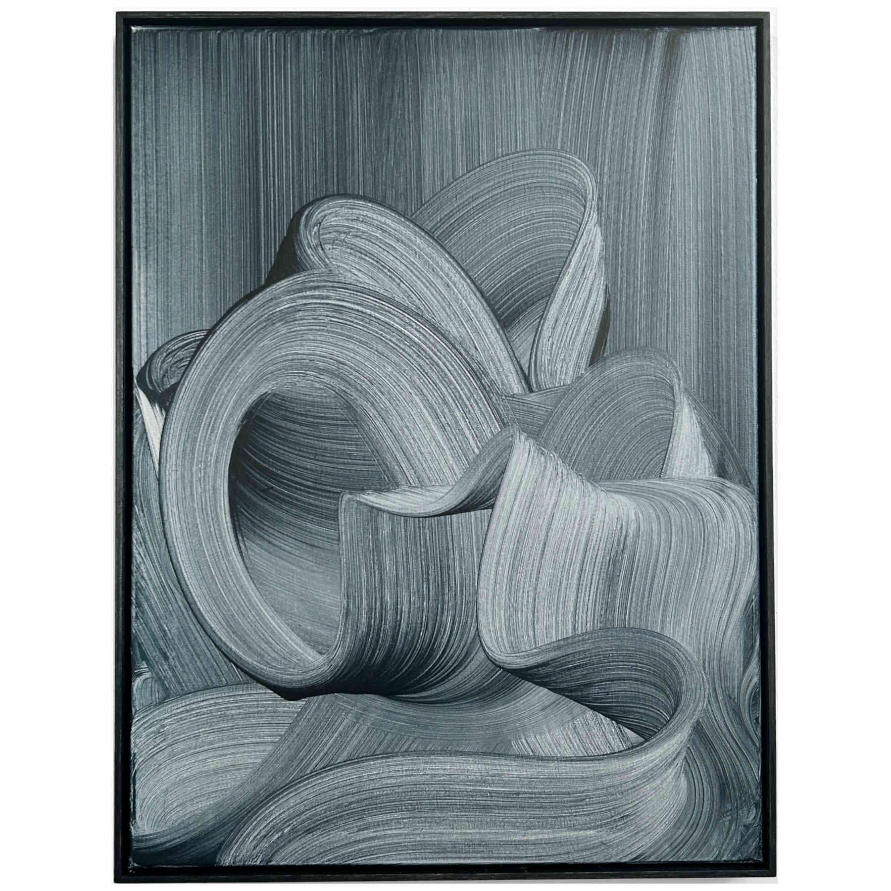 Monochromatic Abstract Painting For Interior Design By Nikolaos Schizas in Dubai