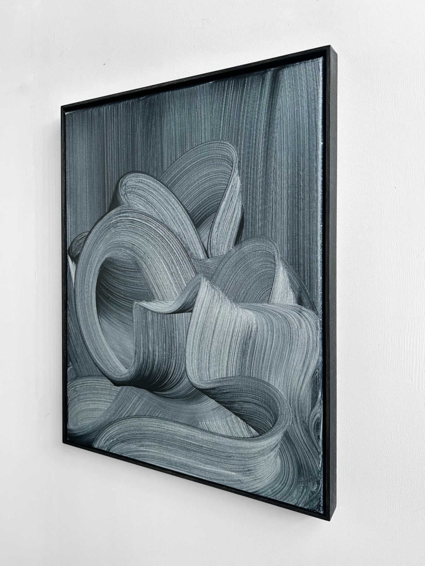 Monochromatic Abstract Painting For Interior Design By Nikolaos Schizas in Dubai