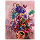 Najva Erfani Acrylic Paintings, Contemporary Folk Art Dubai