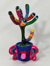 Colorful Folk Art Paper Mache Sculpture By Najva Erfani in Dubai