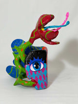 Colorful Folk Art Paper Mache Sculpture By Najva Erfani in Dubai