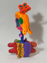 Colorful Folk Art Paper Mache Sculpture By Najva Erfani in Dubai