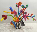 Colorful Folk Art Paper Mache Sculpture By Najva Erfani in Dubai