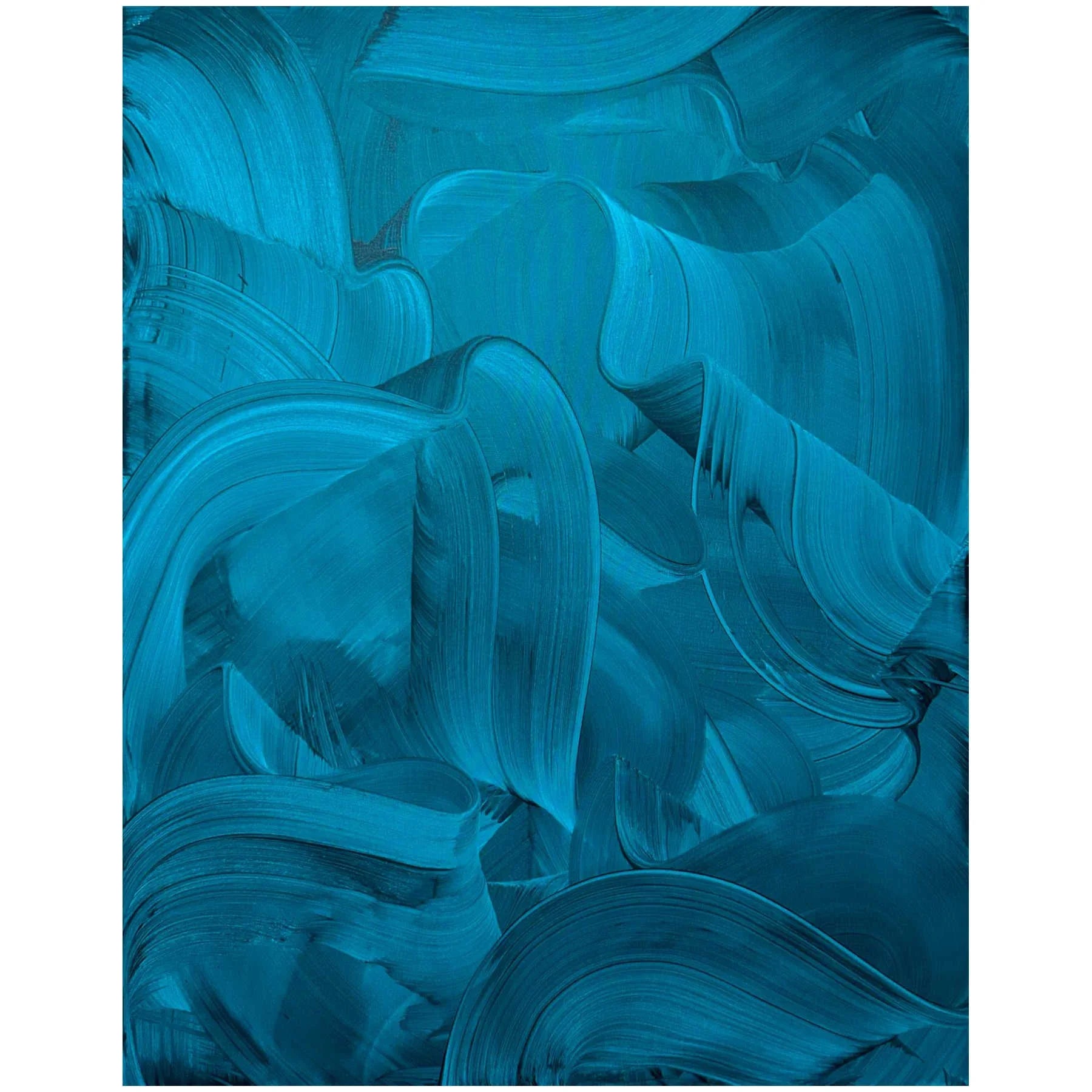 Blue Abstract Painting For Interior Design in Dubai