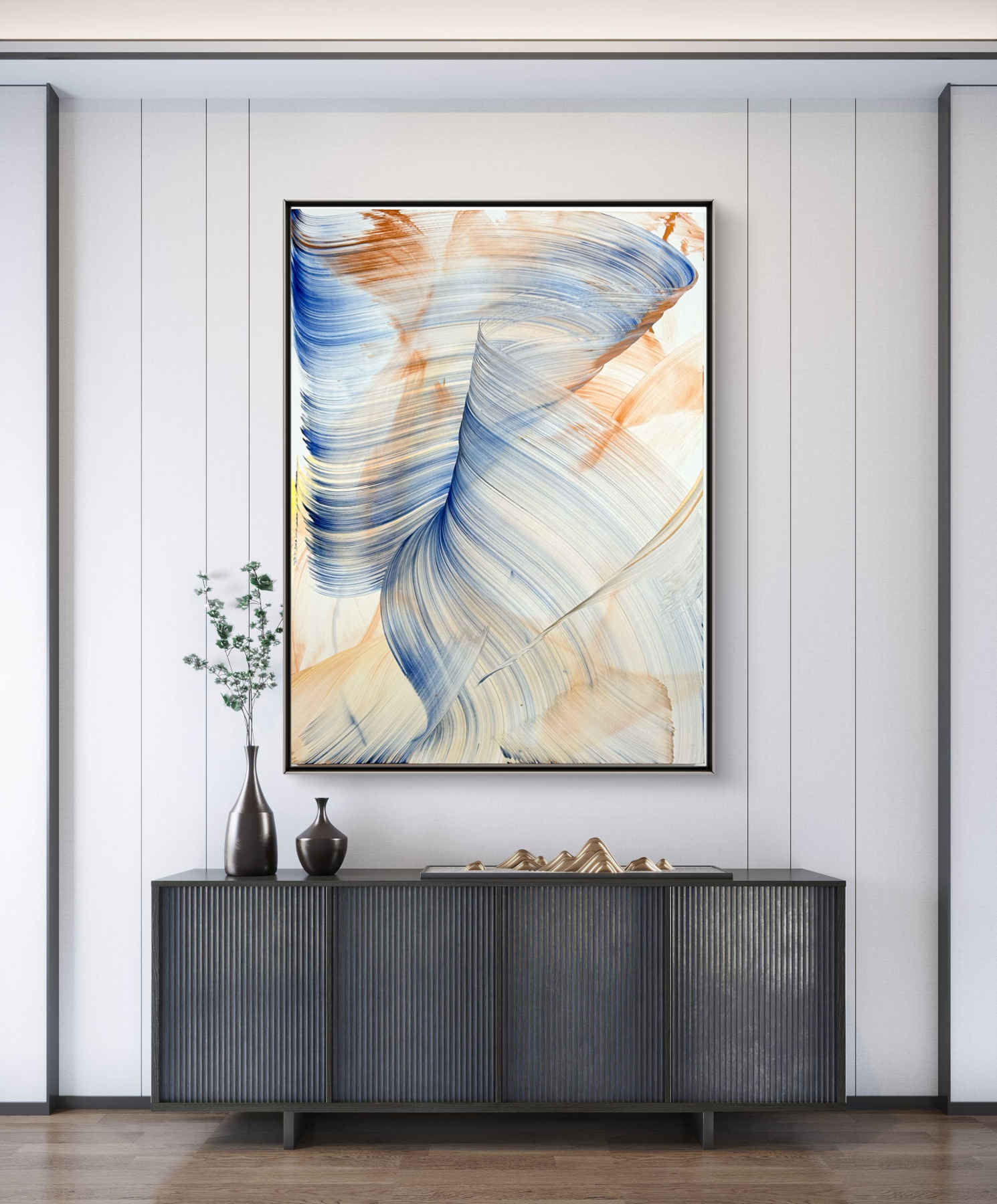 Colorful Abstract Painting By Nikolaos Schizas in Dubai