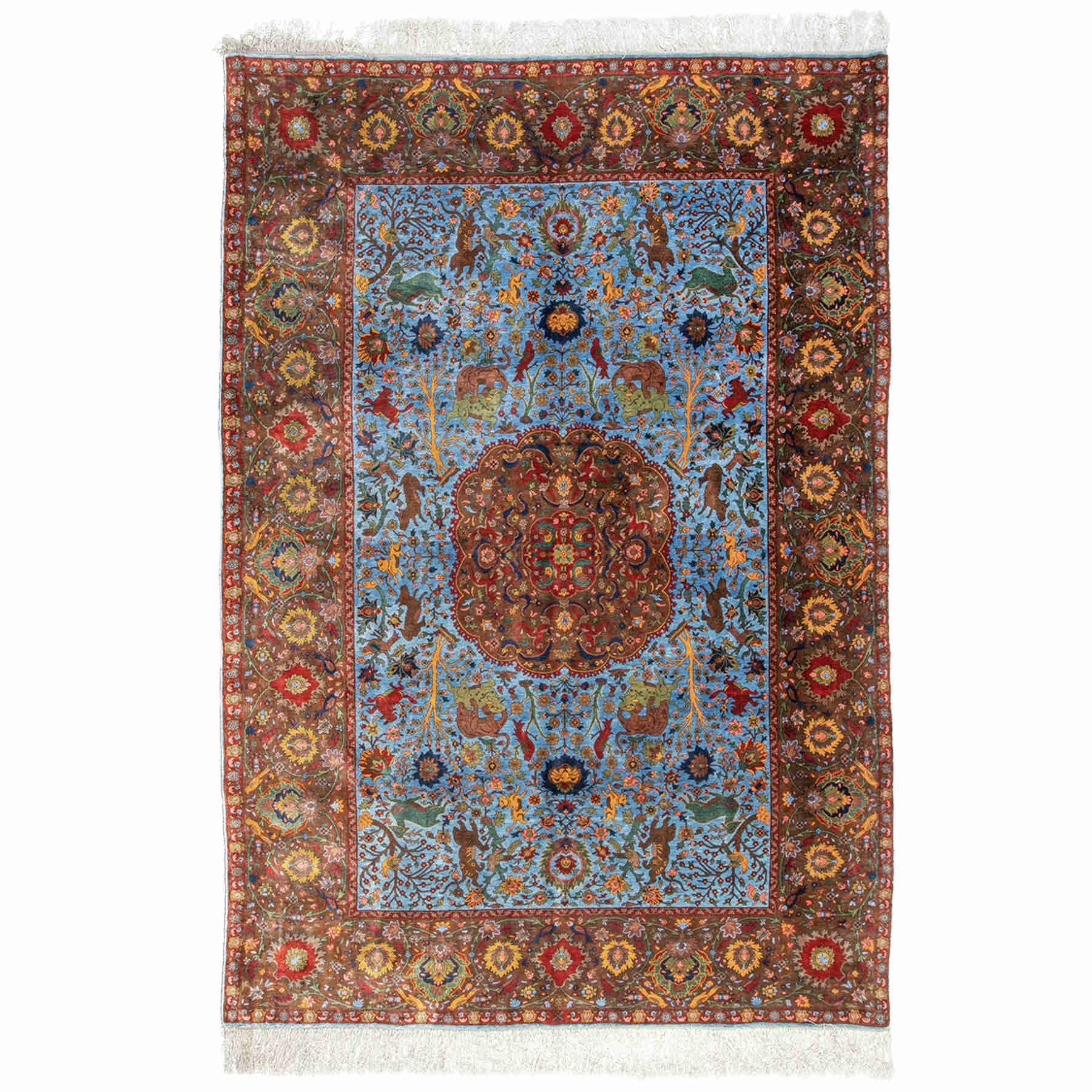 Nile Heriz Persian Carpet Silk 172x255, Authentic Vintage Rugs & Kilims in Dubai