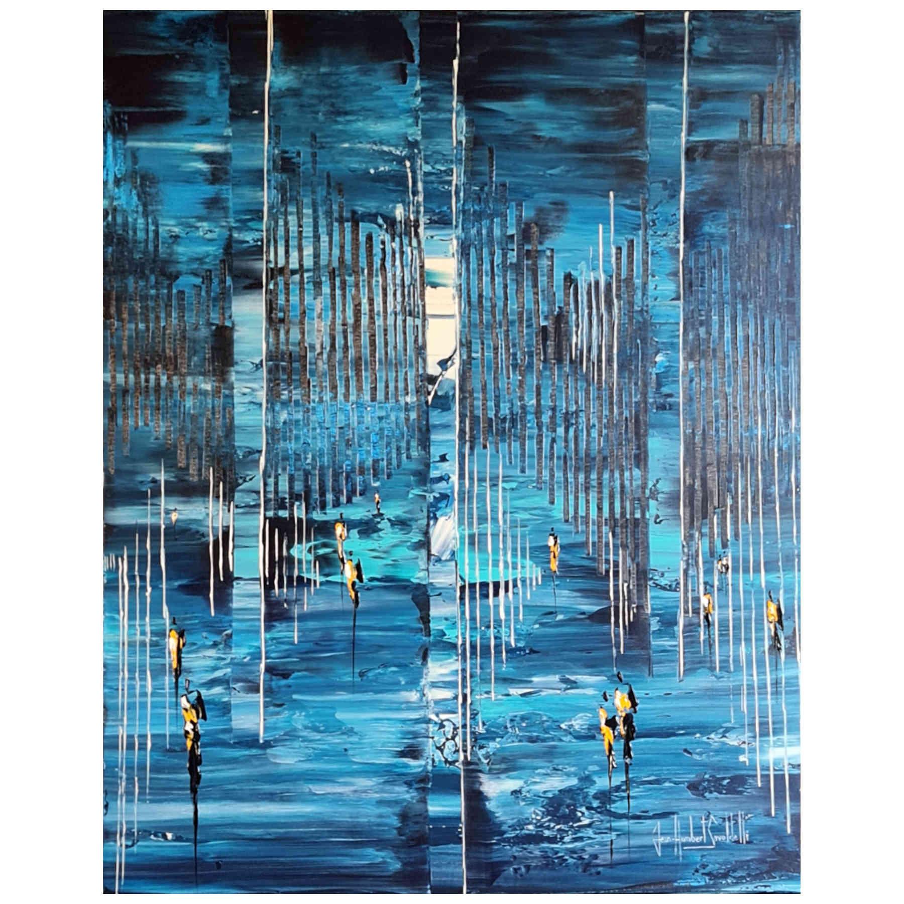 Contemporary Abstract Acrylic Painting By JH Savoldelli in Dubai