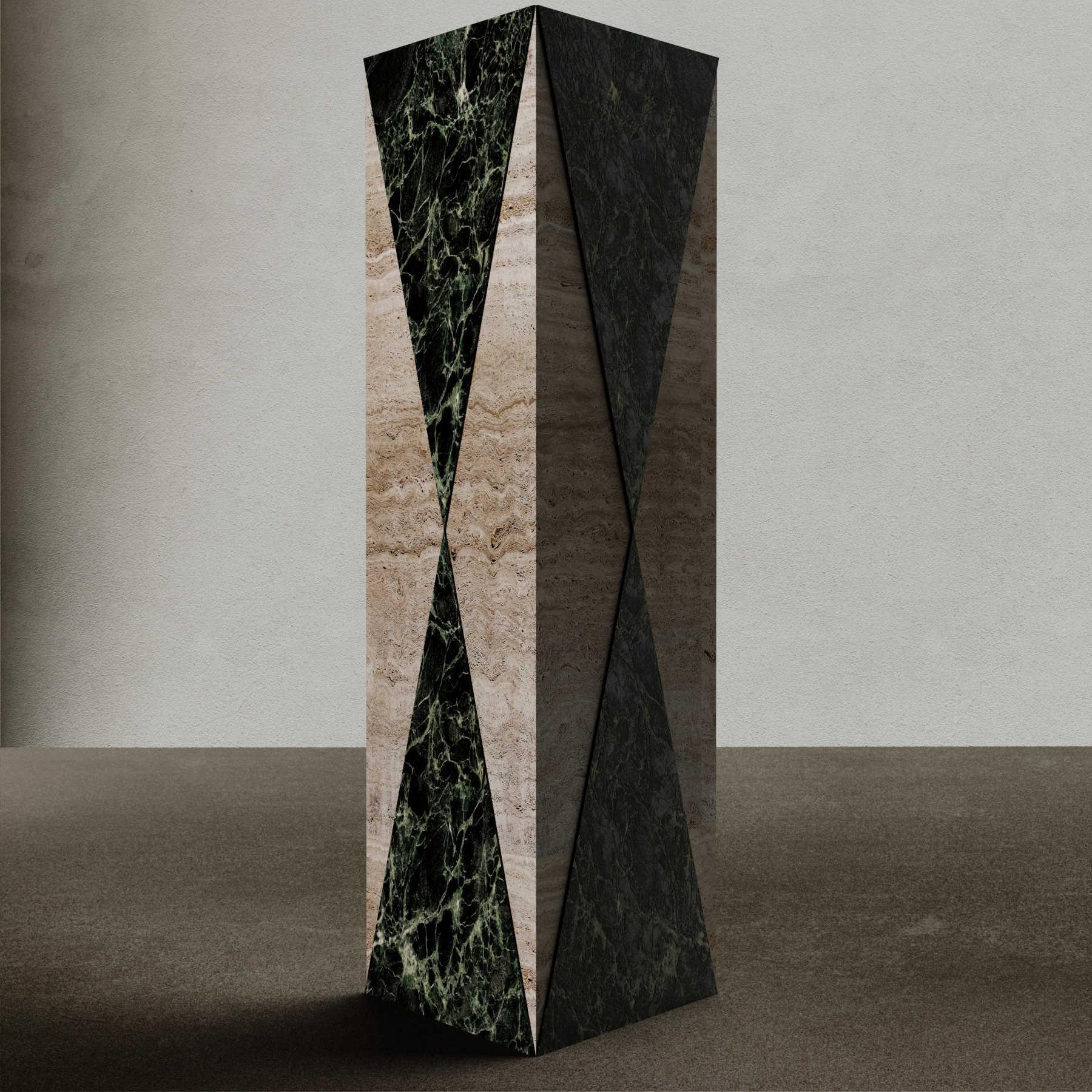 Alpi Green Marble Vase - Italian Designer Marble & Travertine Decor