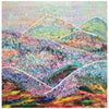 Mountain Landscape Mixed Media Painting By Hanji Park in Dubai