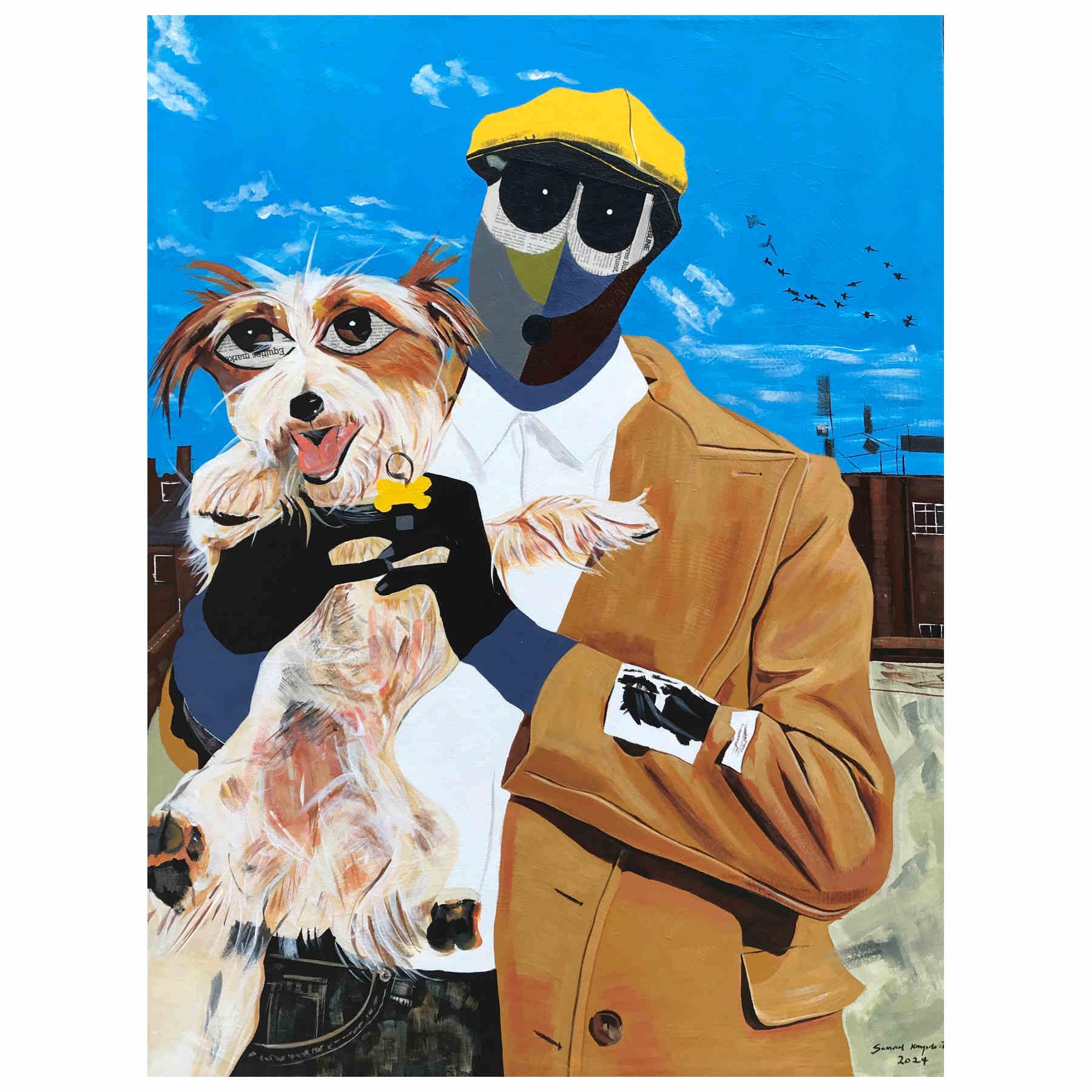Mixed Media Painting - African Art By Samuel Kayode Toba in Dubai