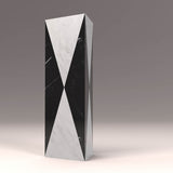 Black & White Marble Vase - Italian Designer Furniture & Decor Dubai