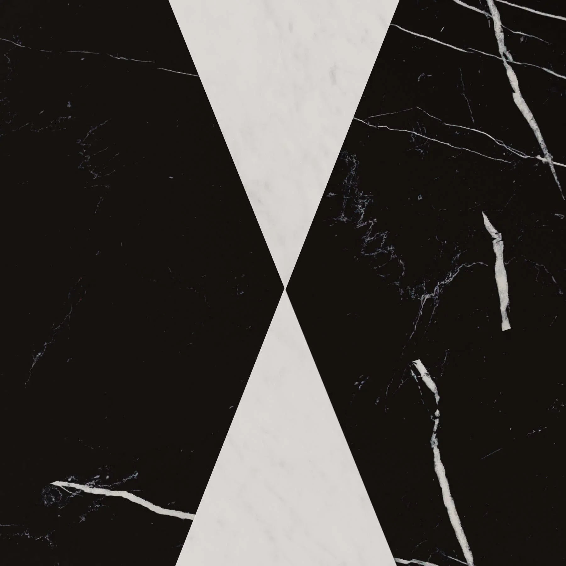 Black & White Marble Vase - Italian Designer Furniture & Decor Dubai