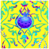 Pomegranate Forever Framed Print On Paper, Arab Pop Art Dubai