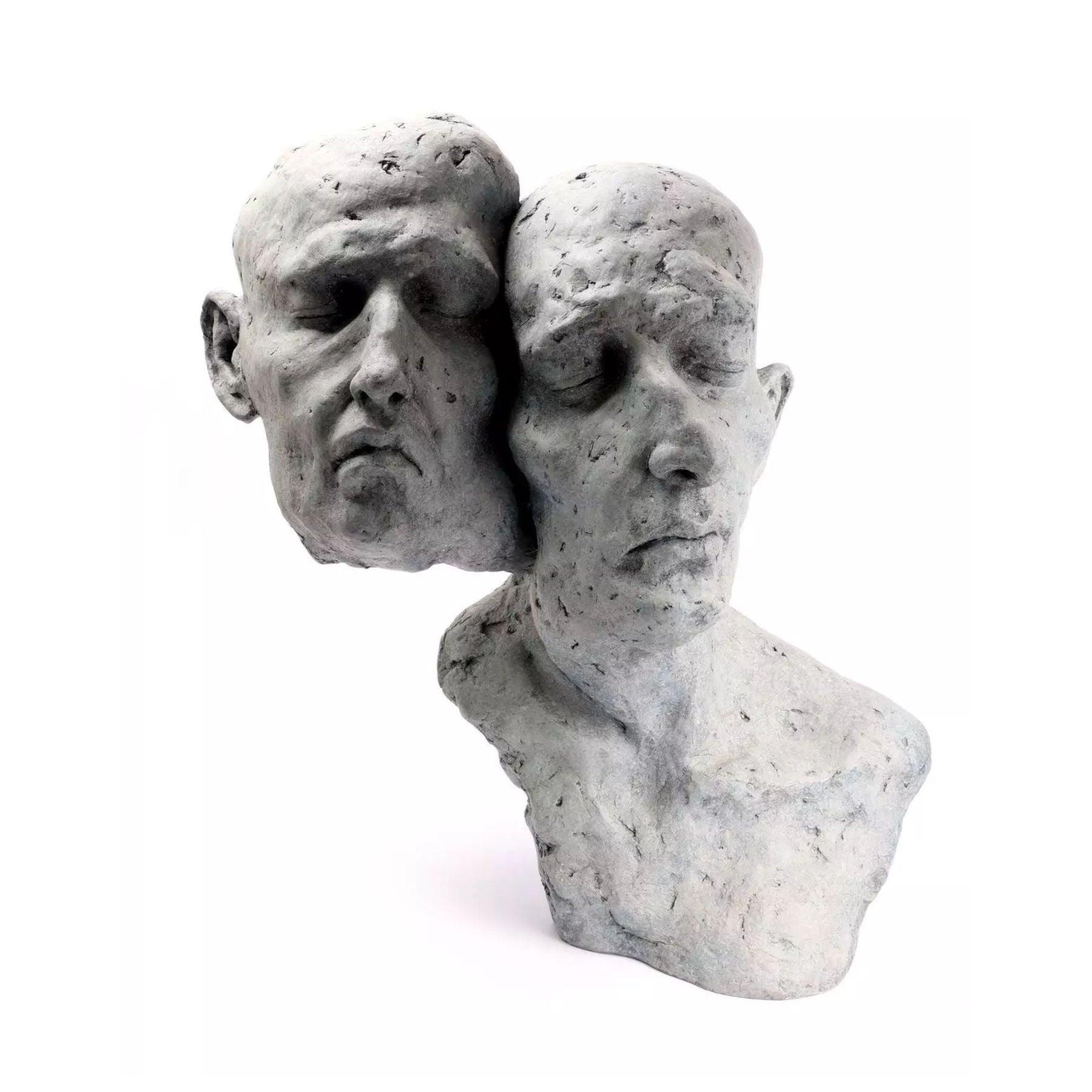 Prison Of The Soul Fiberglass Sculpture - Mixed Media Statues & Artworks By Hossein Azadi Dubai