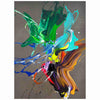 Colorful Abstract Painting By Nikolaos Schizas in Dubai
