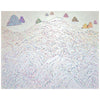White Mountain Landscape Acrylic Painting By Hanji Park in Dubai