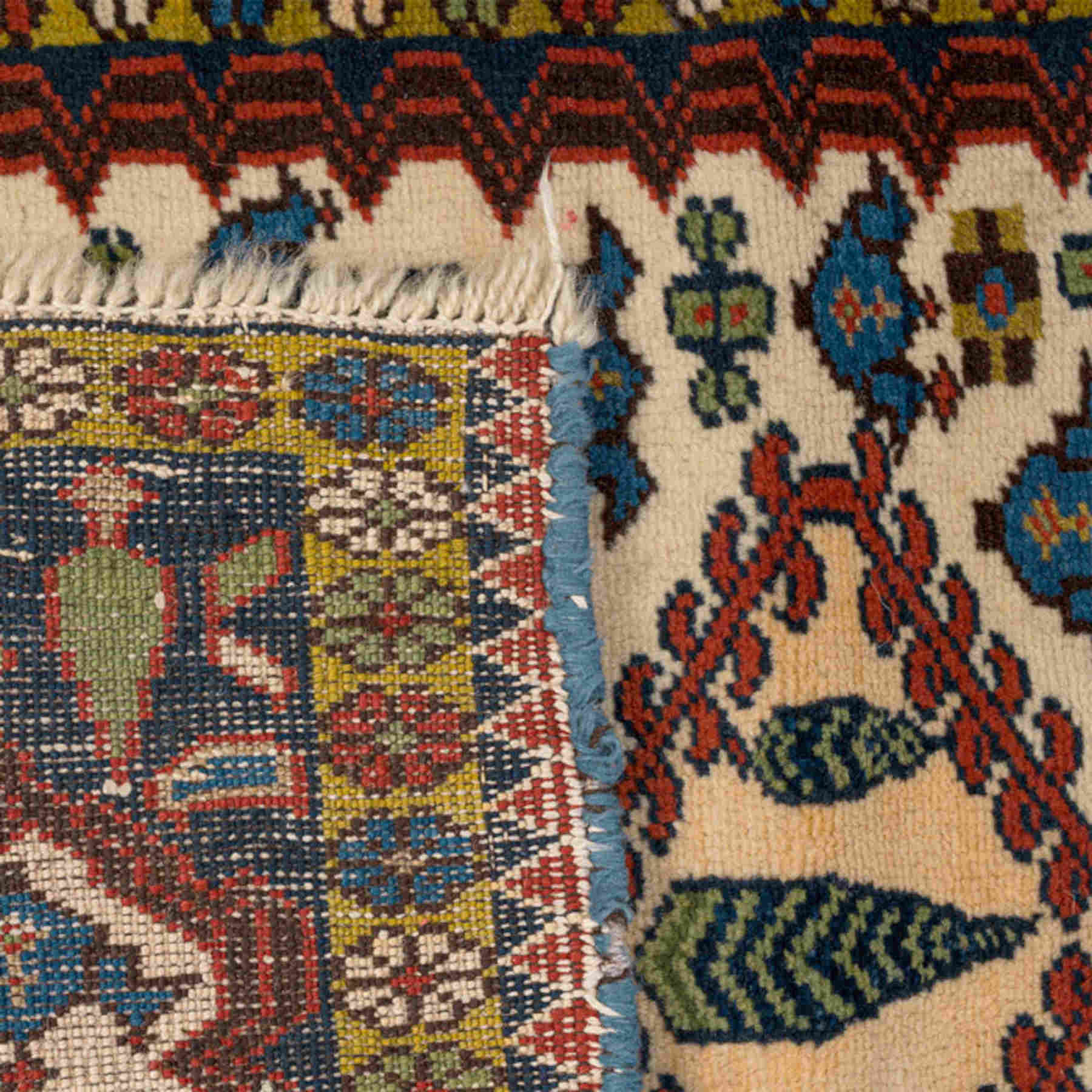 Qashqai Persian Carpet 55x100, Handmade Tribal Wool & Silk Rugs in Dubai